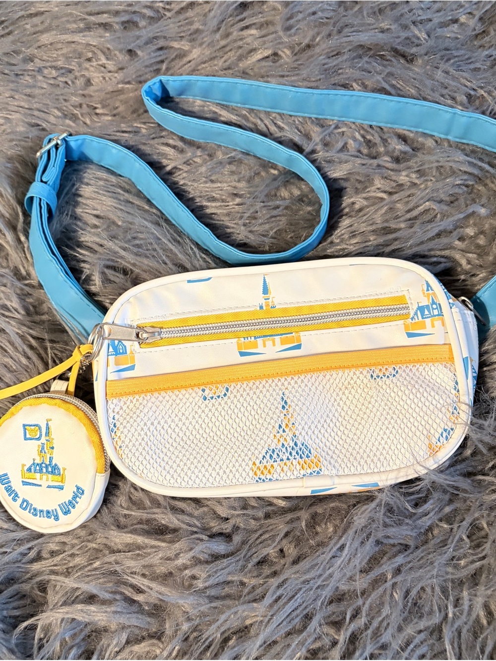 Disney parks 50th Anniversary vault collection Cinderella castle belt bag